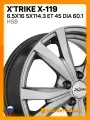Колесный диск X`trike X-119 6,5x16/5x114,3 ET45 D60,1 HSB