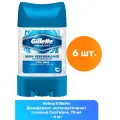 Gillette Дезодорант-антиперспирант гелевый Cool Wave, 70 мл - 6 шт
