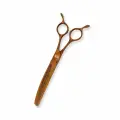 Шанкофилиры сталь VG10 изогнутые ножницы для собак Zayani BRONZE J&K JULIA Z DR7042CTH
