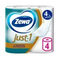 Туалетная бумага Zewa Джаст, 4-слойная, 4 рулона, 3 уп