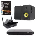 Домашняя караоке система с микрофонами и акустикой SkyDisco Karaoke Home Set+HF-BQ3