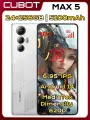 Cubot телефоны смартфоны MAX 5,(12+12 расширение)+256Гб, Белый, игровой смартфон