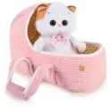 Басик и Ко Мягкая игрушка «Кошечка Ли-Ли BABY», в люльке, 20 см