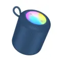 Беспроводная колонка Hoco HC30 Colorful LED 5W, BT5.4, FM/TF/USB, 1800 mAh, синий