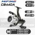 Катушка рыболовная с алюминиевой шпулей COBLLA CB440A, 4 подшипника