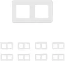 Рамка двухпостовая (белый), Legrand INSPIRIA IP20