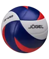 Волейбольный мяч тренировочный Jogel JV-450, размер 5, цвет красный/синий