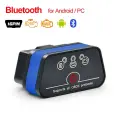 Vgate Icar2 Bluetooth-совместимый/Wifi OBD2 диагностический инструмент ELM327 OBD2 сканер Mini ELM 327 WiFi для Android/IOS/PC считыватель кодов, Bluetooth Black Blue