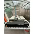 Стол-полка с подстаканником SHACMAN f2000 f3000 (шахман) черная экокожа Белый ромб