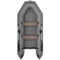 Лодка ПВХ надувная Фрегат 280 Е (НДНД), Серая, для рыбалки, 280 см