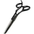 Melon Pro 6.0 ножницы парикмахерские филировочные эргономичные 42 зубьев Black Edition