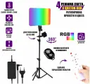 Осветитель PM-36DB с регулировкой цвета и яркости, профессиональный свет RGB на штативе JBH с держателем телефона и кнопкой Bluetooth