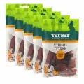 Лакомство для собак мини пород TiTBiT, утиные грудки 70 г х 5 упаковок