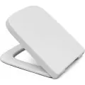 Сиденье для унитаза Haro Makira с крышкой микролифт быстросъемное дюропласт белое