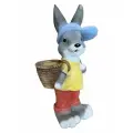 Садовая фигурка Голден Крафт Заяц в кепке, искусственный камень, 42 см