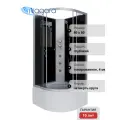 Душевая кабина Niagara Classic NG-2507-14BKG 80х80 см, без крыши, с гидромассажем 25071434BKG