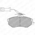 DELPHI LP444 Колодки торм. пер. /WVA 20669 19,0 mm./ с датчиком
