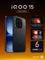 Смартфон iQOO 15 16/512 ГБ, Qualcomm Snapdragon 8 Elite Gen 5, Альфа-черный