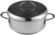 Кастрюля ВСМПО-посуда 1,0л Гурман-Классик из нержавеющей стали AISI304L с тройным дном