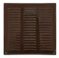 Решетка вентиляционная МВМ 600х600 оцинкованная металлическая, коричневая