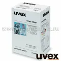 Салфетки UVEX 9963000, одноразовые увлажненные для чистки очков (100 шт в упак.), арт. 9963000