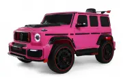 Детский электромобиль RiverToys Z777ZZ полноприводный, c дистанционным управлением, одноместный розовый