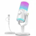 MAONO Игровой микрофон, usb-радиомикрофон для компьютера и мобильного телефона, микрофон с rgb-подсветкой