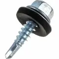 Кровельный саморез квадра 4.8x19, цинк, сверло PT. 3, шайба EPDM, кор. 250 шт. 480201003250
