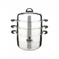Мантоварка-пароварка четырехуровневая 32 см, нержавеющая сталь (R-032) маруся