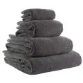 Полотенце банное темно-серого цвета из коллекции Essential, 90х150 см