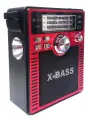 Радиоприемник с MP3 плеером + фонарь LuxeBass LB-A64 (красный)