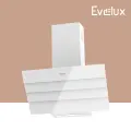 Наклонная вытяжка Evelux King 60 WG ширина 60 см, производительность 920 м3/ч, 3 скорости, белая