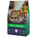 Сухой корм для взрослых стерилизованных котов и кошек Mr.Buffalo Sterilized с индейкой,10 кг