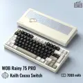 Механическая клавиатура WOB Rainy 75 Pro, Creamy White, (Kailh Cocoa Switch), Кремовый, Английская раскладка