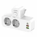 Сетевой разветвитель Ldnio SE2337 2 Sockets 3xUSB 2500W White LD_D0428