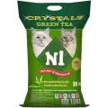 Наполнитель для туалета N1 Crystals Green Tea, силикагель, 30 литров