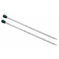 Спицы Knit Pro Mindful 36248, диаметр 10 мм, длина 35 см, серебристый2 шт.