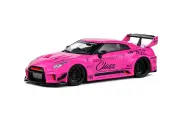 Модель коллекционная SOLIDO Nissan gt-r (R35) liberty walk body kit pink black