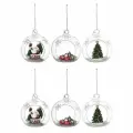 Набор стеклянных игрушек на елку Tkano New Year Essential Bubble Dream, 6 шт.