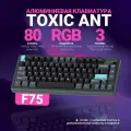 Клавиатура механическая 75% алюминиевая Toxic Ant Furycube F75, черный