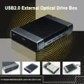 Корпус для внешнего оптического привода USLION 5.25, SATA, USB 2.0/USB 3.0