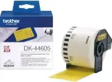 Картридж ленточный Brother DK44605 черный на желтом 30.48 для Brother QL-5X0, QL-7X00, QL-8X0, QL-10
