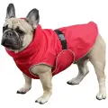 Попона для собак породы французcкий бульдог, красный, размер М