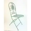 Металлический стул Прованс 95х39 см (зеленый) складной Country Artists
