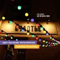 Neon-Night Гирлянда LED Galaxy Bulb String 10м, черный каучук, 30 ламп*6 LED мульти, влагостойкая IP54
