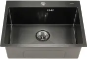 Мойка кухонная врезная MELANA серия ProfLine (D6045HB) PVD-графит