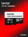Карта памяти Lexar High-Endurance MicroSDHC 32GB UHS-I C10 UHS-I (U1) V10