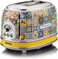 Тостер Ariete 0155/0P Positano, 810 Вт, 6 режимов, 2 слота, функция подогрева и размораживания