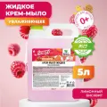 Крем-мыло жидкое Soapy малина в карамели увлажняющее 5 л. Clean&Green CG8151