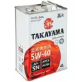 Масло моторное Takayama Adaptec 5w-40, синтетическое 4 литра
